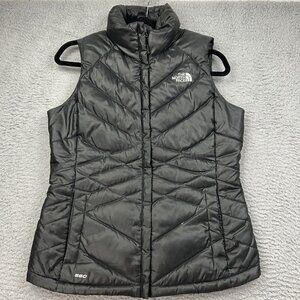 North Face 550 Women’s Down Vest Gray Size Small Regular Puffer
